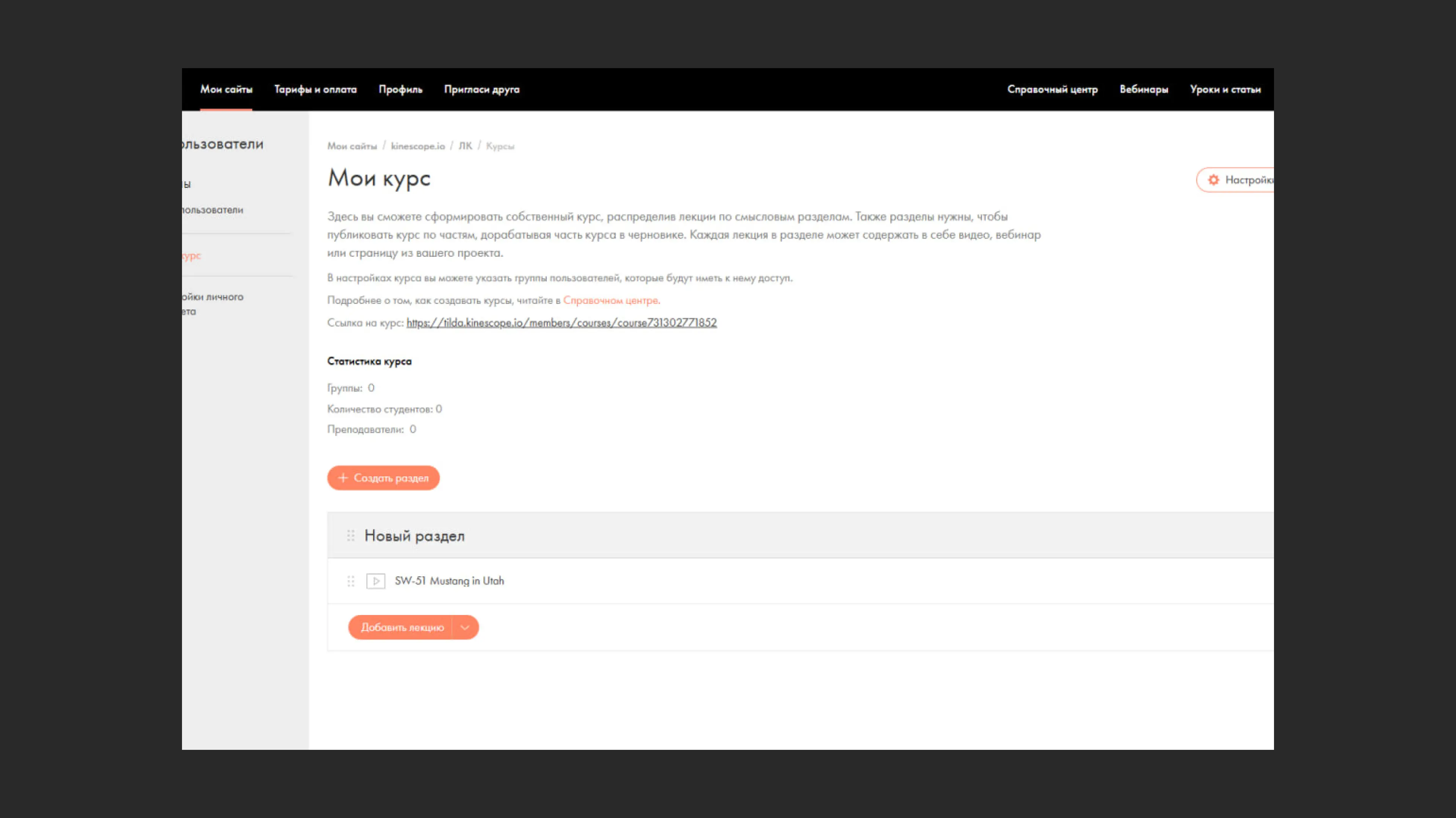 Предпросмотр видео в лекции