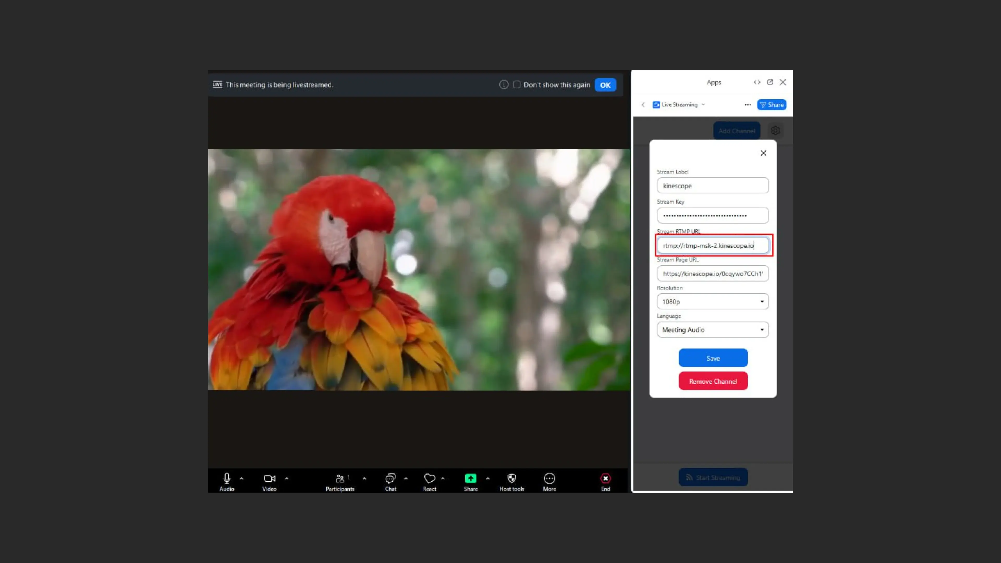 Доступ к менеджеру тегов через настройки профиля
